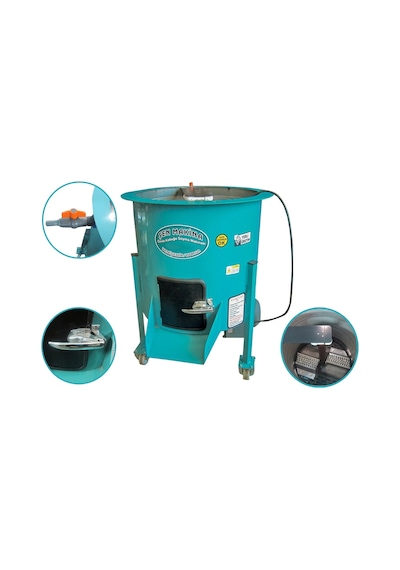 Şen Makina Ceviz Kabuğu Soyma Makinesi 150 KG 350 L Kapasiteli