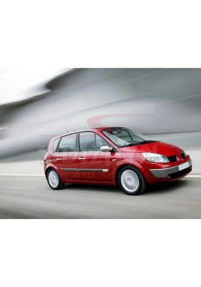 S-Dizayn  Renault Scenic 2 Abs Krom Ayna Kapağı 2 Prç 2003-2009