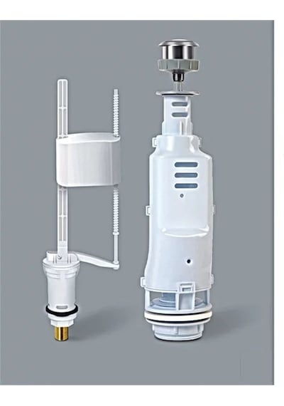 Nkp Rezervuar Iç Takımı Basmalı Sistem, Hidro Flatör 0110 Beyaz