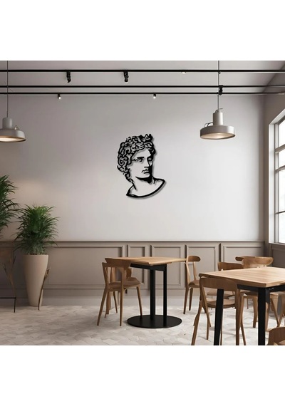 Duvar Dekoru Hediyelik Heykel Statue Metal Duvar Tablosu Sanat