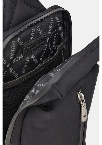 Guess Erkek Siyah Milano Çapraz Çanta T/u Çok Renkli