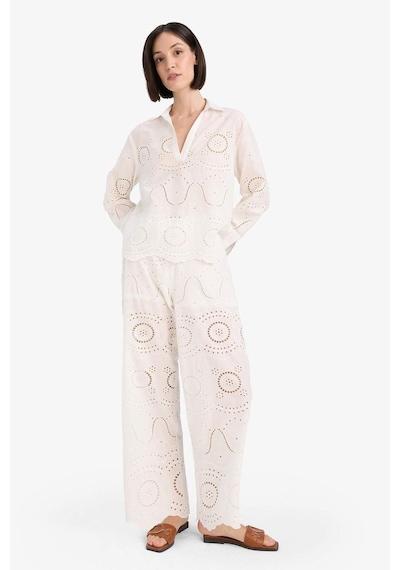 Defacto Regular Fit Brode Plaj Pantolonu-fall İn Love E4711ax25smwt16 Beyaz