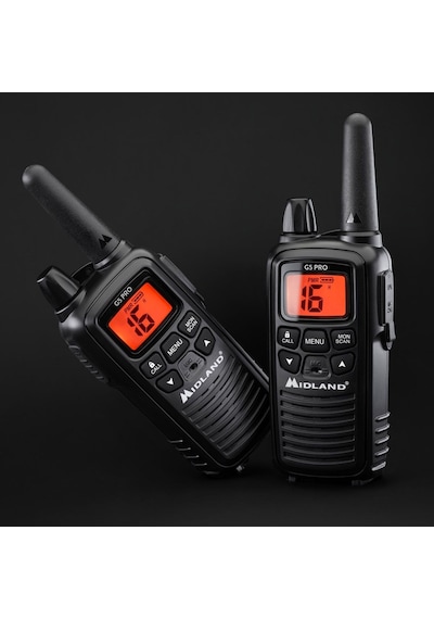 Midland G5 Pro Pmr446 El Telsizi 2&amp Amp 39 Li Set 16 Kanal Vox Kulaklık