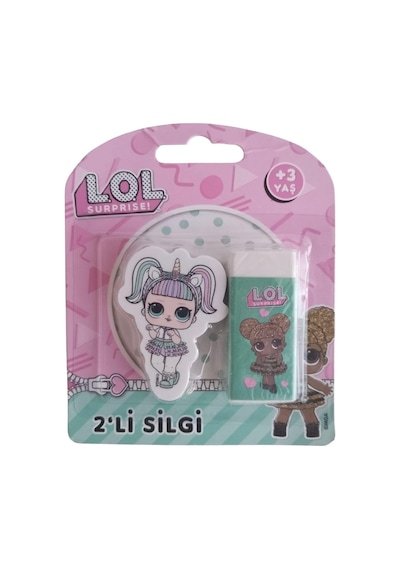 Lol Surprıse 2li Blisterli Silgi Set