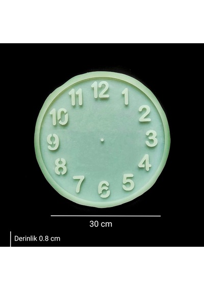 Epoksi Silikon Saat Kalıbı 30 Cm N11.831
