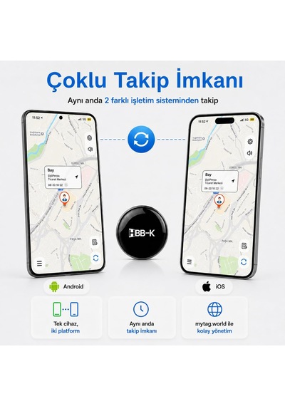 Tag Akıllı  Android Ve İos Uyumlu Siyah