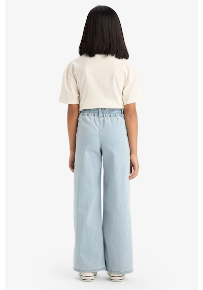 Defacto Paperbag Kargo Geniş Paça Jean Pantolon Kız Çocuk E5883A825AU Mavi Defacto Paperbag Kargo Geniş Paça Jean Pantolon Kız Çocuk E5883A825AU Mavi