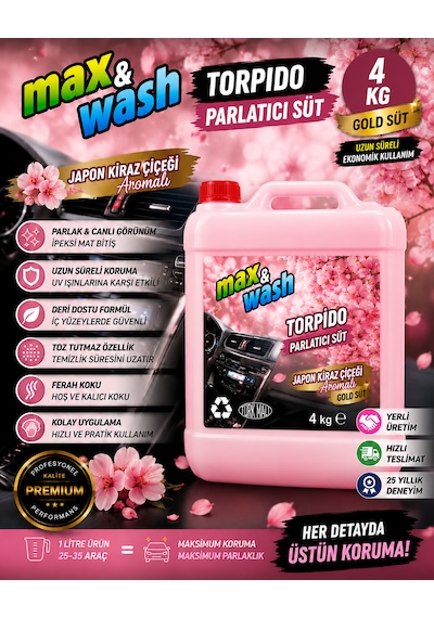 4 Kg Torpido Parlatıcı Süt Japon Kiraz Çiçeği Aromalı Gold Süt 0