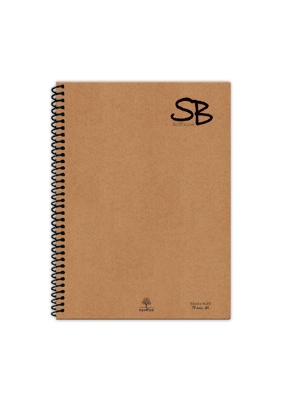 Tr Sb A4 70 Yp. Defter Kraft Kapak Spiralli Hafif Kağıt Çizgili 140 Sf Genel
