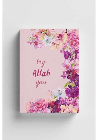 Bize Allah Yeter İslami Defter Ayet Ve Hadisli Çok Renkli