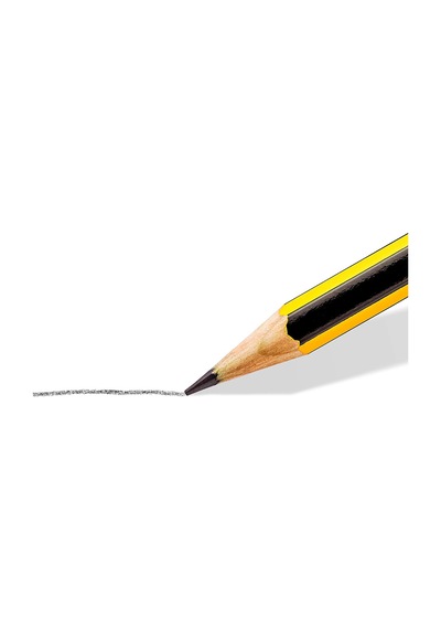 Staedtler 120-0 Noris Kurşun Kalem 120 Sertlik Derecesi 2b, 12 Adet, Siyah Çok Renkli
