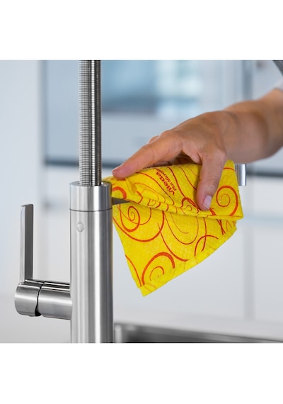 Vileda 30% Extra Mikrofiberli Temizlik Bezi 3 Lü X 3 Paket Sarı