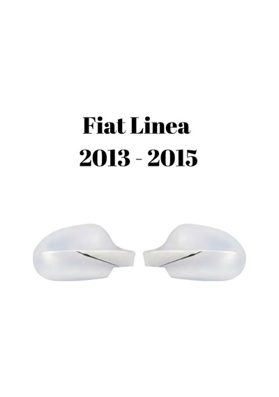 Fiat Linea 2013 2014 2015 Uyumlu Krom Ayna Kapağı Seti