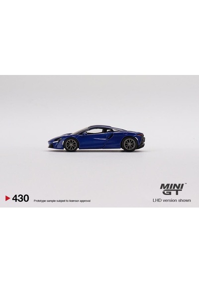 Mini gt 430 McLaren Artura Volcano Blue 1:64 Model Araba