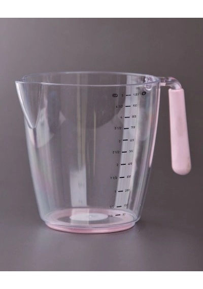 Ölçü Ve Hamur Kabı 1000 Ml - Silikon Sap Renkli