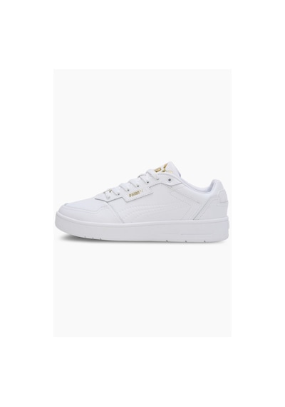 Puma Court Classic Lux Erkek Spor Ayakkabı 39501901 Beyaz Beyaz