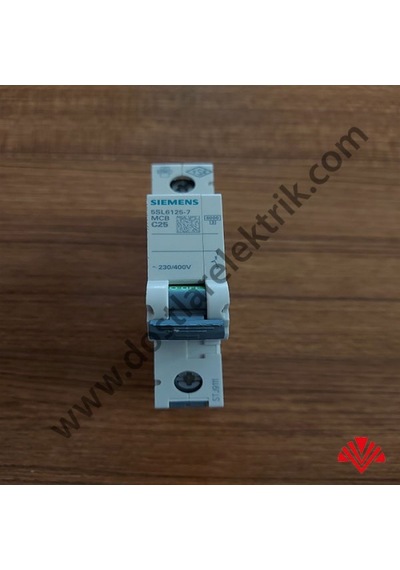 5sl6125-7 1x25a C Tipi W Otomat Siemens - 2'li Paket