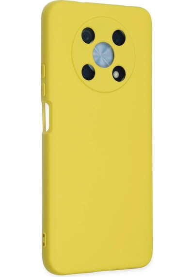 Newface Huawei Nova Y90 Kılıf Nano İçi Kadife Silikon Semeglbl - 15 - Sarı