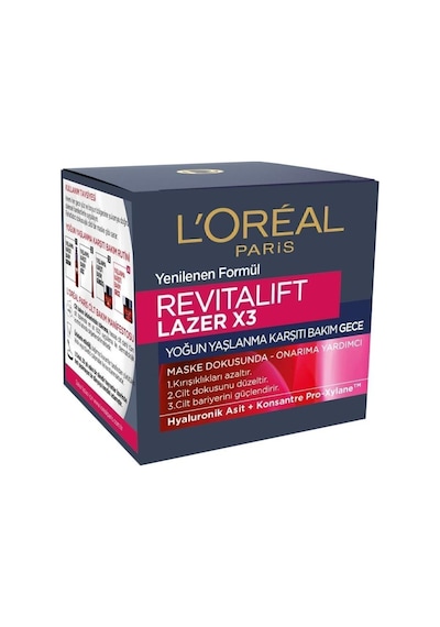 L'Oréal Paris Revitalift Lazer Saf Retinol Gece Serumu + Yoğun Gece Bakım Kremi