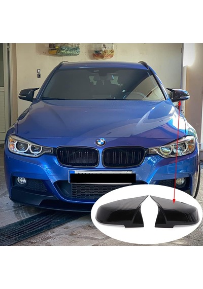 Bmw F30 2015-2016 Piona Black Batman Ayna Kapagı
