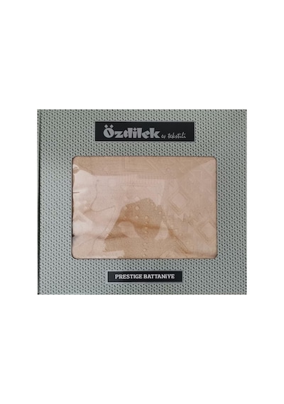 Özdilek Prestige Bej Çift Kişilik Battaniye Kutulu 220x240