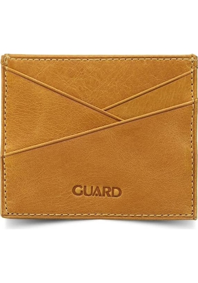 Guard Antik Sarı Deri Kartlık - Grd2403xw22427 Çok Renkli