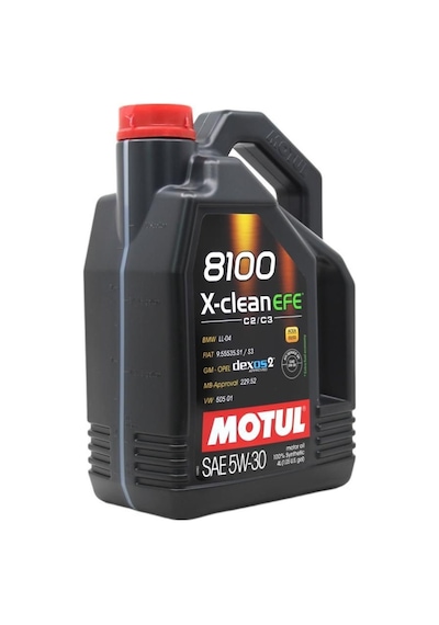 Motul 8100 X-Clean Efe C2/C3 5W-30 Tam Sentetik Motor Yağı 4 x 4 L