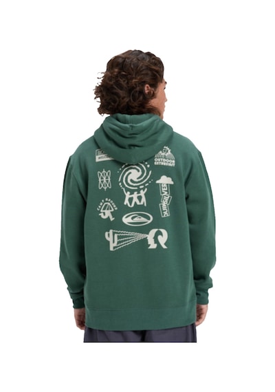 Quıksılver Quiksilver Salt Water Graphic Erkek Yeşil Sweatshirt Tkr Yeşil