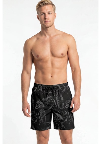 Miami Beach Uzun Boy Model Su İtici Özellikli Esnek Kumaş Dijital Baskılı Erkek Plaj Deniz Şort Mayo // 407 Siyah Miami Beach Uzun Boy Model Su İtici Özellikli Esnek Kumaş Dijital Baskılı Erkek Plaj Deniz Şort Mayo // 407 Siyah