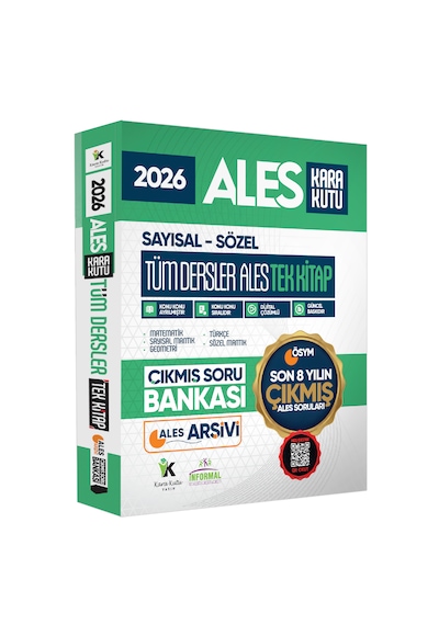 2026 Full Ales Tüm Dersler Tek Kitap Ösym Çıkmış Soru Bankası Son 8 Yıl Sadece Ales Pdf/video Çözümlü