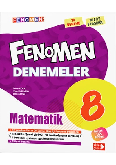 8 Sınıf Matematik Fenomen Denemeler Gama Yayınları