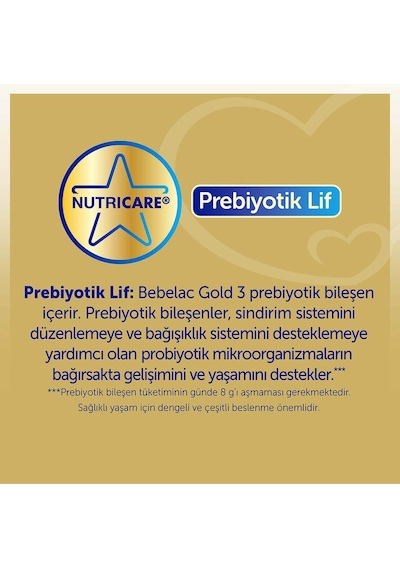 Bebelac Gold 3 Devam Sütü 800 G x 3 Adet