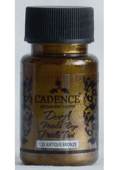 Cadence Dora Metalik Boya 50Ml - 125 Antik Bronz