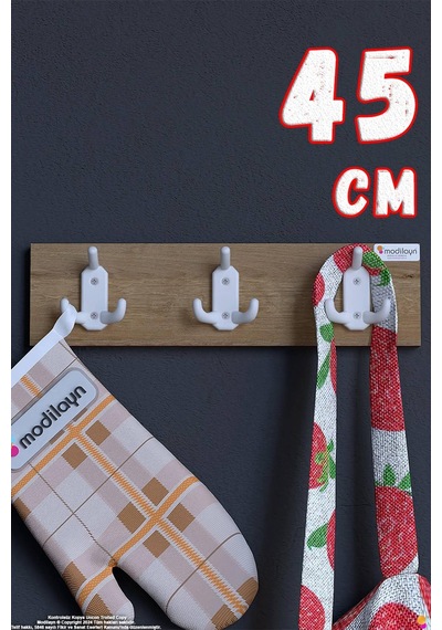 Arı 9 Kancalı Mutfak Askısı 3'lü Set 41,4x9,6 Cm - Şık Tasarım, Çok Amaçlı Düzenleyici Ve Yer Tasarrufu 45 Cm Arı 9 Kancalı Mutfak Askısı 3'lü Set 41,4x9,6 Cm - Şık Tasarım, Çok Amaçlı Düzenleyici Ve Yer Tasarrufu 45 Cm
