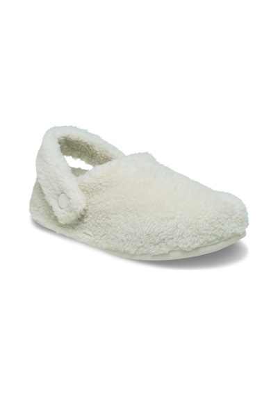 Crocs Classic Cozzzy Slipper Unisex Terlik 209386-160 Stucco Beyaz