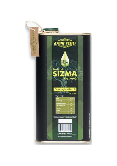 Aydın Yeşili Erken Hasat Naturel Sızma Zeytinyağı 1 L