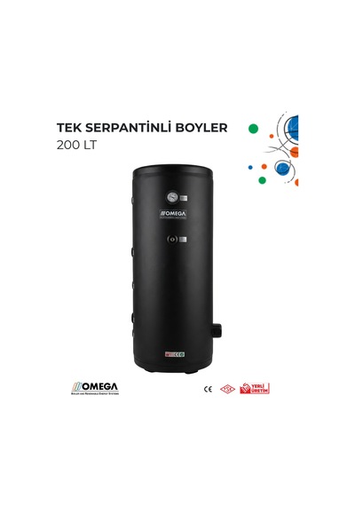 200 L Tek Serpantinli Boyler