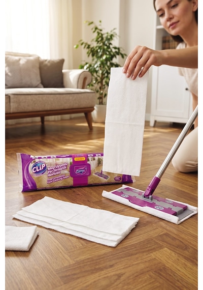 Mop Uyumlu Yer 25 Li Temizlik Havlusu 4xl Diğer