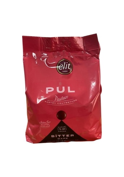 Elit Pastacı Bitter Pul Çikolata 1 Kg Glutensiz