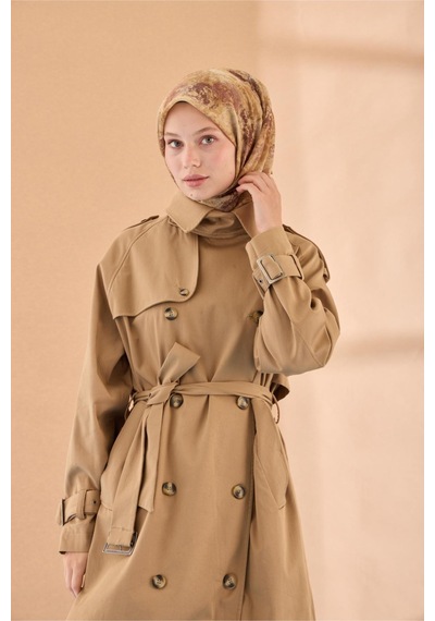 Silk Home Soft Eşarp 73095-03 Hardal, Kahverengi, Butter Yellow