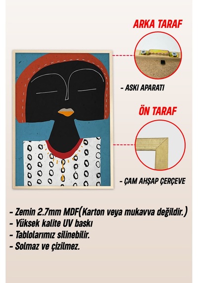 Ahşap Çerçeveli Mdf Tek Tablo Abstract Yüz Modeli Tablo Kendi Tablo Setinizi Oluşturacağınız Liste 23 X 32 Çerçevelli 1100 Ahşap Çerçeveli Mdf Tek Tablo Abstract Yüz Modeli Tablo Kendi Tablo Setinizi Oluşturacağınız Liste 23 X 32 Çerçevelli 1100