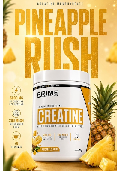 Prime Nutrition Creatine 420 Gram Pineapple Rush Ananas
