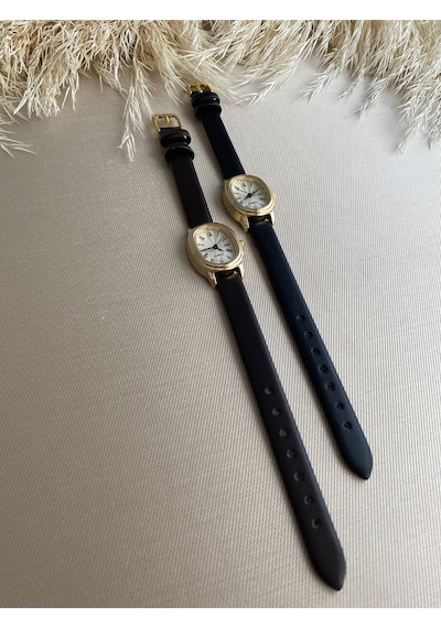 Retro Minimal Vintage Deri Kordon Kadın Kol Saati Bb0014 Gri