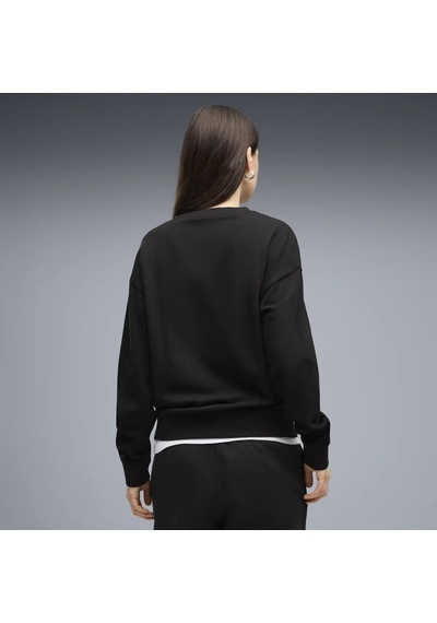 Puma Ess Elevated Comfort Crew Siyah Kadın Sweatshirt