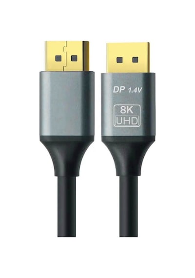 Wozlo 8k Displayport 1.4 Kablo 32,4gbps, 8k 30hz, 5k 60hz, 4k 120hz 2160p Hdr Freesync Ve G-sync - 1.8 M