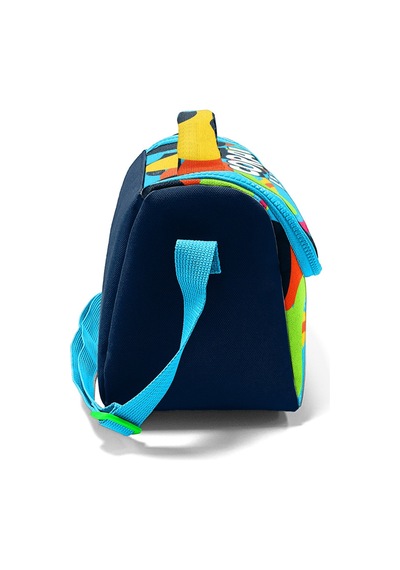 Coral High Kids Lacivert Mavi Graffiti Desenli Thermo Beslenme Çantası 11793 Mavi