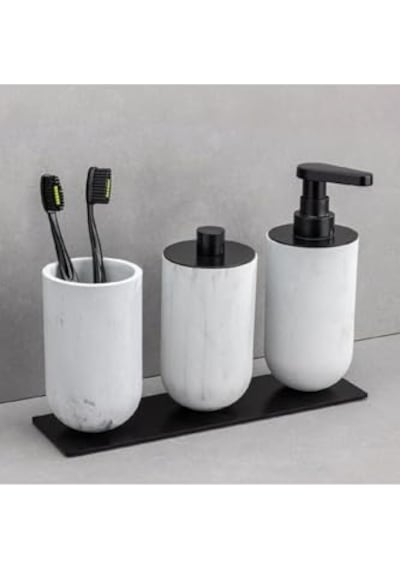 Mermer Deseni Siyah Renk 165x75x75 Mm Diğer