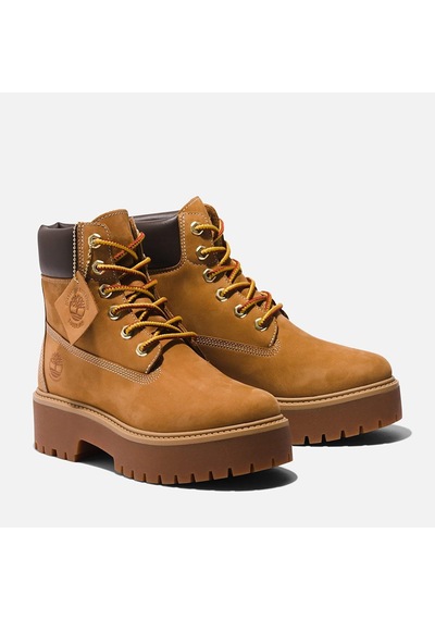 Timberland Stone Street 6 Inch Lace Up Waterproof Kadın Bot-31937 Sarı
