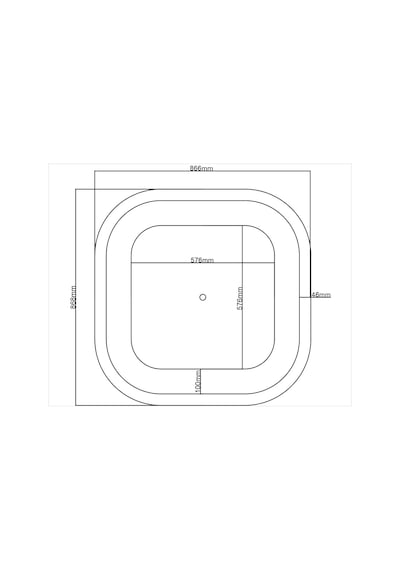 Motifpiyer Lamba Tavan Göbeği 48 Kare Oval Dis Cital