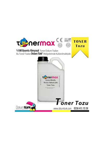 Minolta Tn-322 / Bizhub 224E / 284E / 364E Toner Tozu 450G